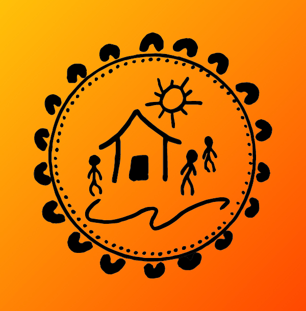 An Aboriginal graphic representing a meeting place