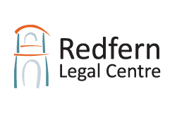 Redfern Legal Centre's logo - a stylised building graphic