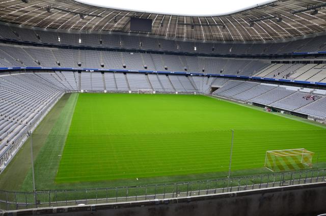 image of an empty stadium