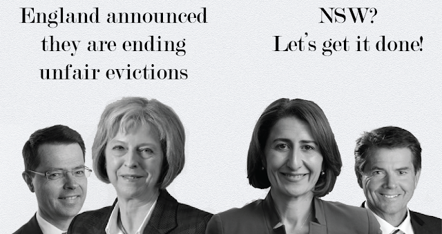 Theresa May shows Gladys the way on eviction reform