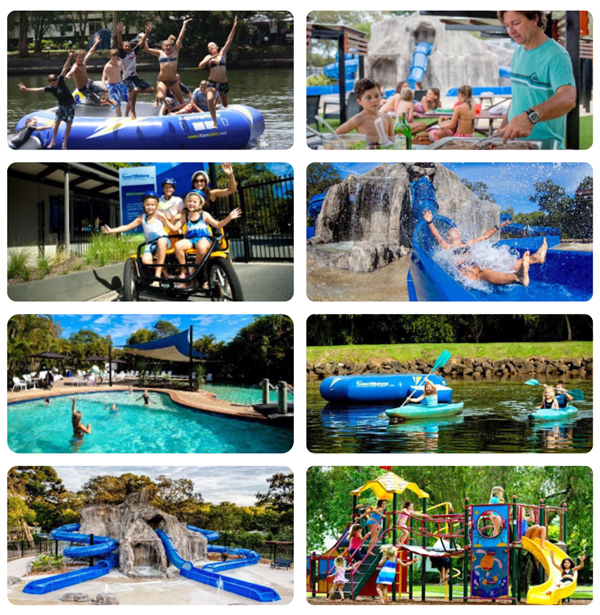 Photos from the Big4 and Tweed Billabong Holiday Park websites