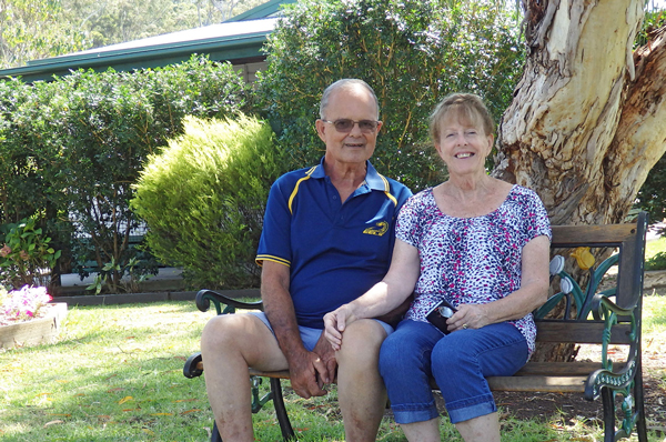 Rod and Margaret Nicoll – members of the Residential Parks Forum