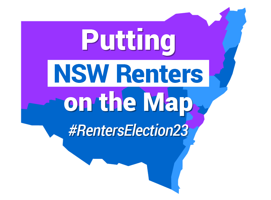 Putting NSW Renters on the Map. #RentersElection23
