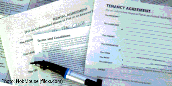 tenancy agreement with pen