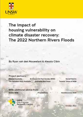 Floods and housing report PDF cover