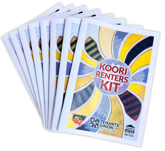 Koori Renters Kit pamphlets
